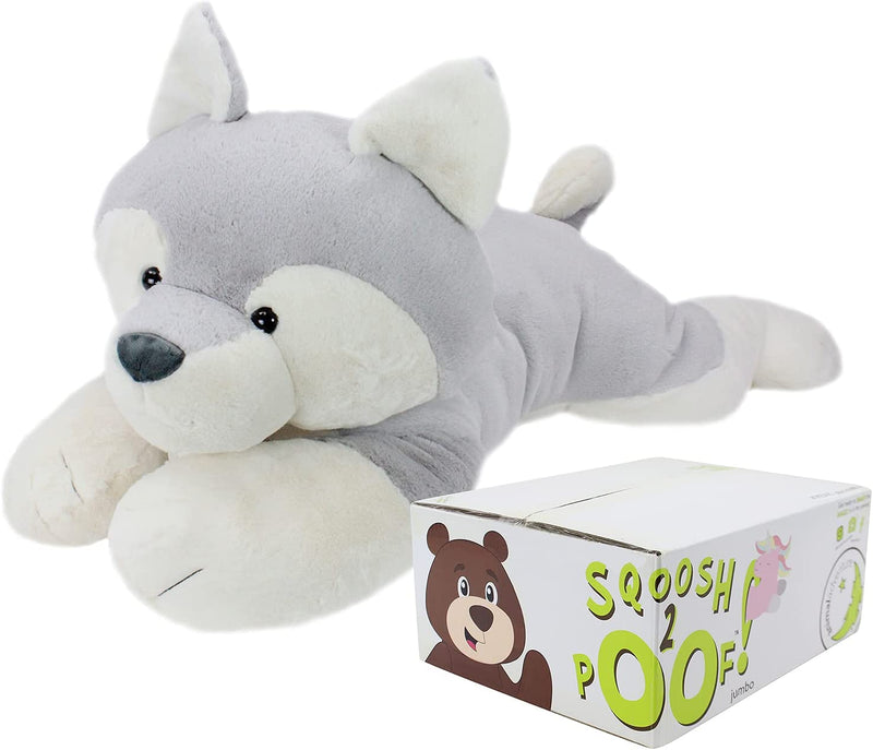| Sqoosh2Poof Giant, Cuddly, Ultra Soft Plush Stuffed Animal with Bonus Interactive Surprise - 44