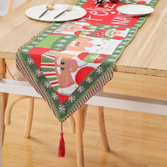 Christmas Table Runner - 13 X 72 Inch - Rustic Christmas Joy Table Runner for Xmas Holiday Family Gathering Dinner Table Decorations, Indoor or Outdoor Parties